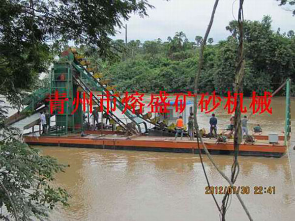 出口蘇丹的淘金船